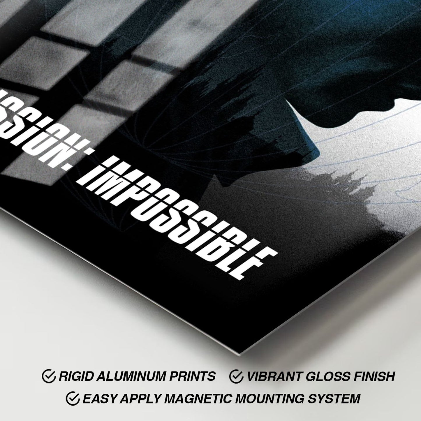 Flex Designs Metal Poster Mission Impossible 11 x 17" Home Goods - Movie 1996 Movie Metal Poster