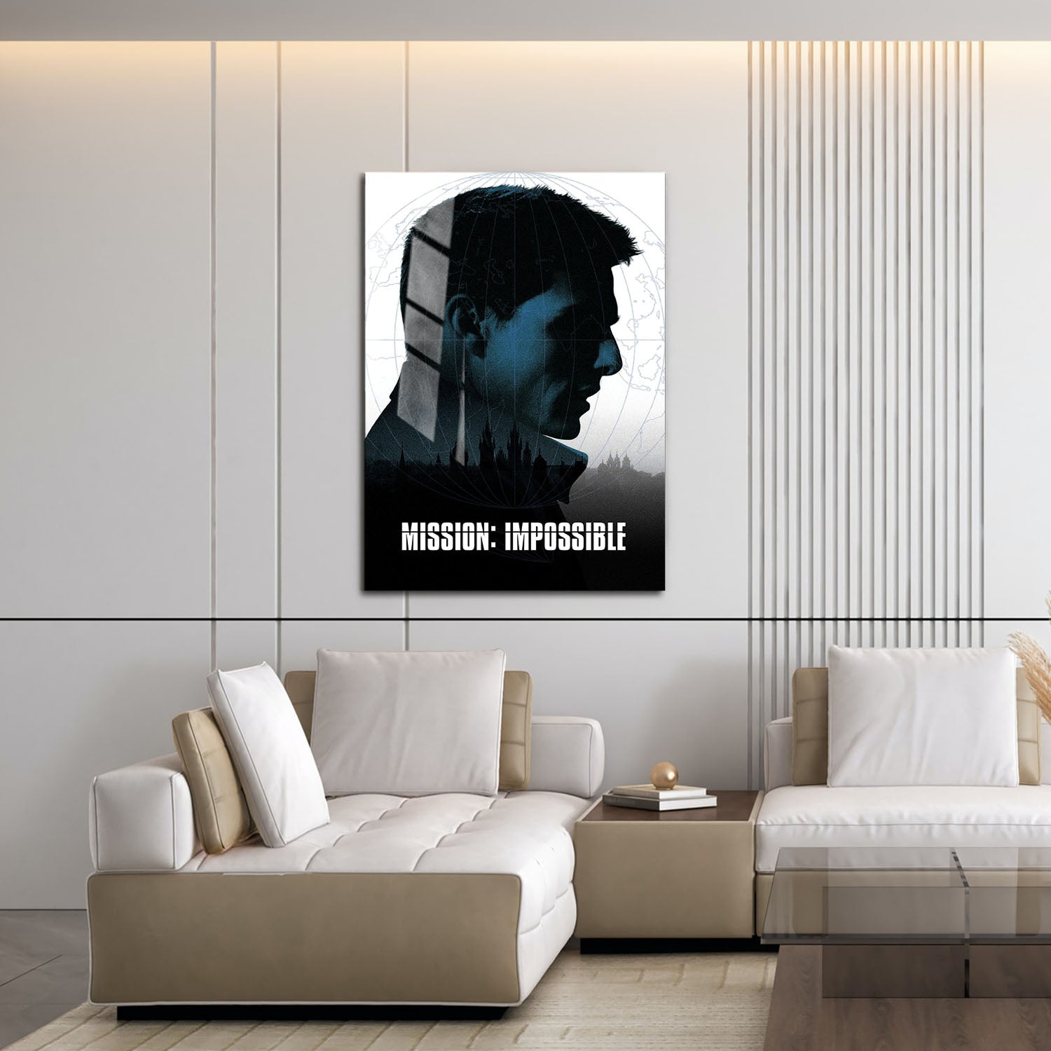 Flex Designs Metal Poster Mission Impossible 16 x 24" Home Goods - Movie 1996 Movie Metal Poster