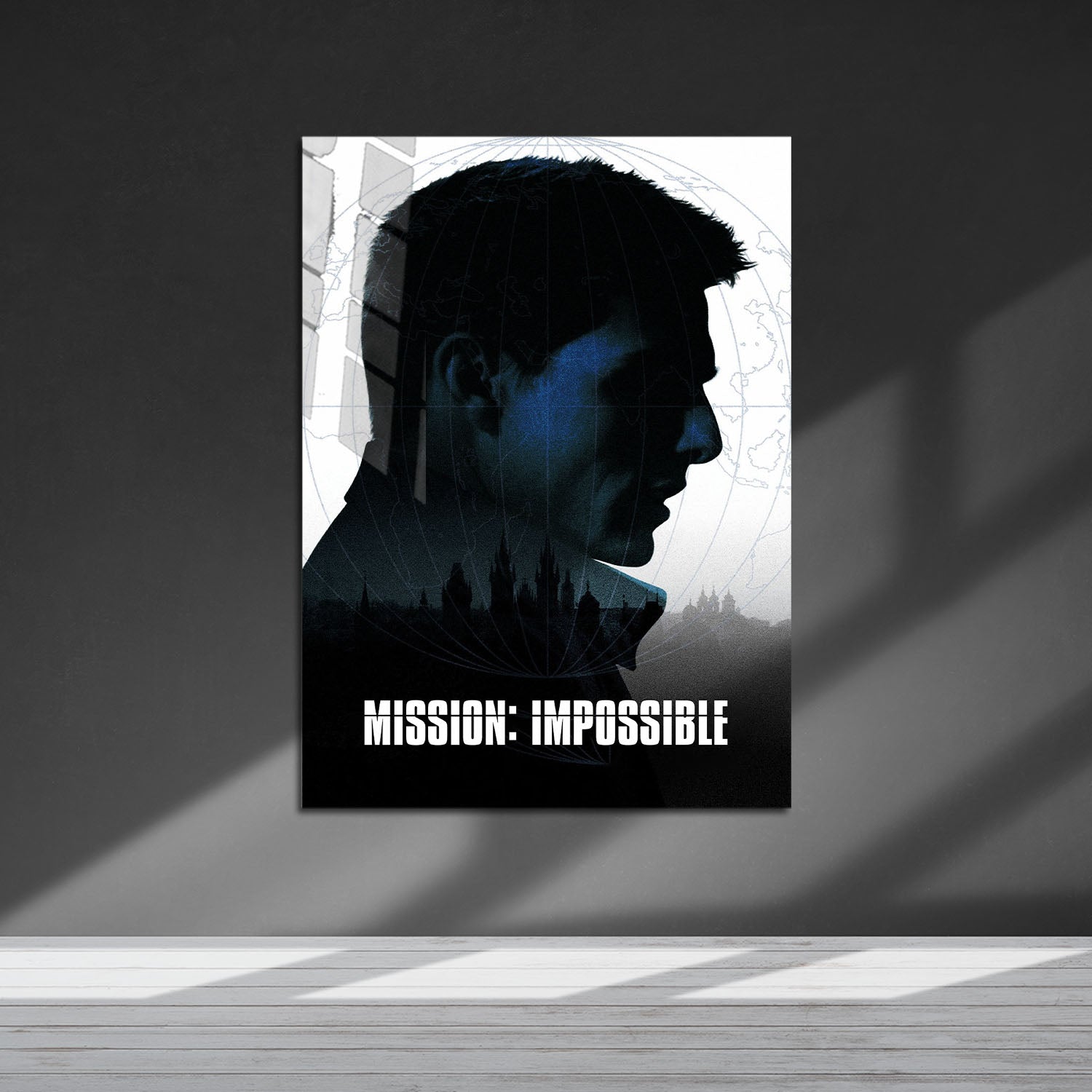 Flex Designs Metal Poster Mission Impossible 5 x 7" Home Goods - Movie 1996 Movie Metal Poster
