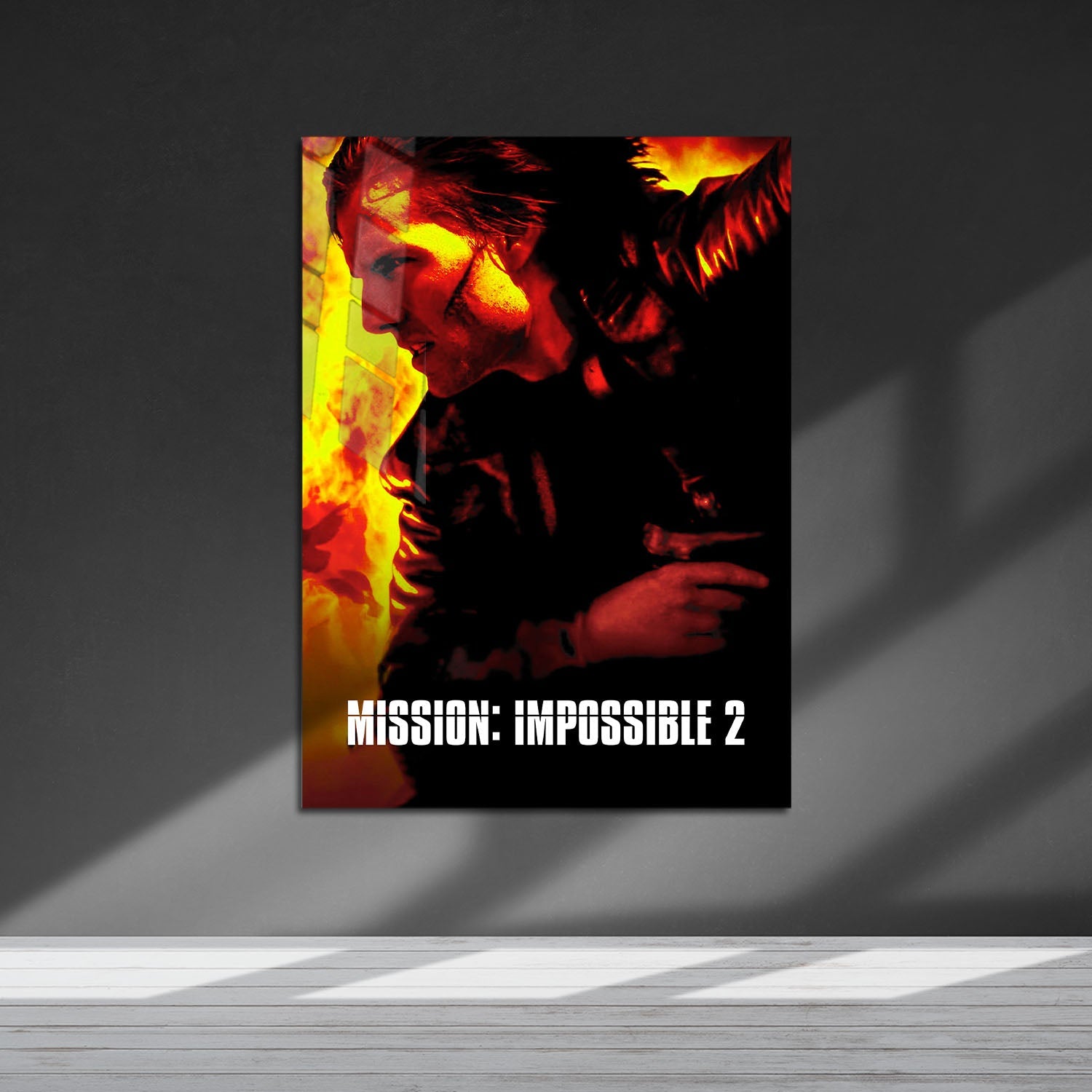Flex Designs Metal Poster Mission Impossible II 5 x 7" Home Goods - Movie 2000 Movie Metal Poster