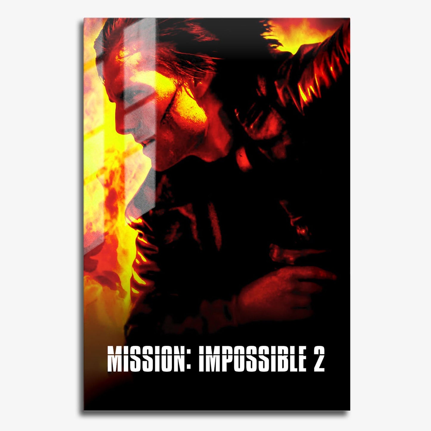 Flex Designs Metal Poster Mission Impossible II 11 x 17" Home Goods - Movie 2000 Movie Metal Poster