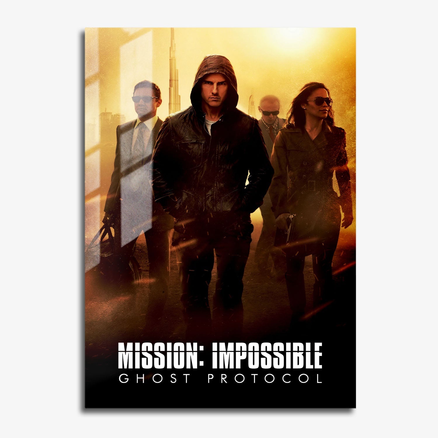 Flex Designs Metal Poster Mission Impossible - Ghost Protocol 11 x 17" Home Goods - Movie 2011 Movie Metal Poster