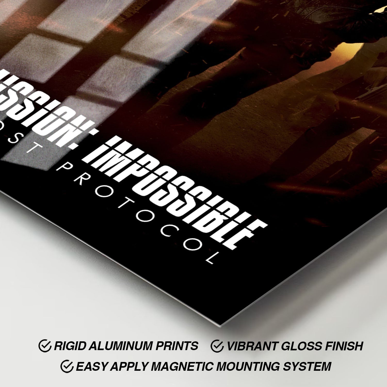 Flex Designs Metal Poster Mission Impossible - Ghost Protocol 11 x 17" Home Goods - Movie 2011 Movie Metal Poster