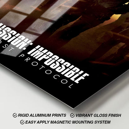 Flex Designs Metal Poster Mission Impossible - Ghost Protocol 11 x 17" Home Goods - Movie 2011 Movie Metal Poster