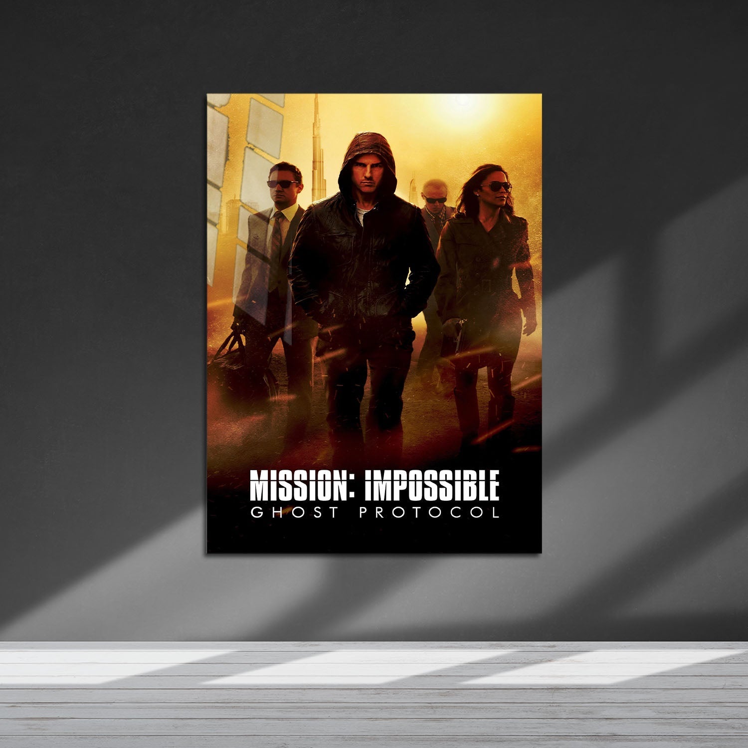 Flex Designs Metal Poster Mission Impossible - Ghost Protocol 5 x 7" Home Goods - Movie 2011 Movie Metal Poster