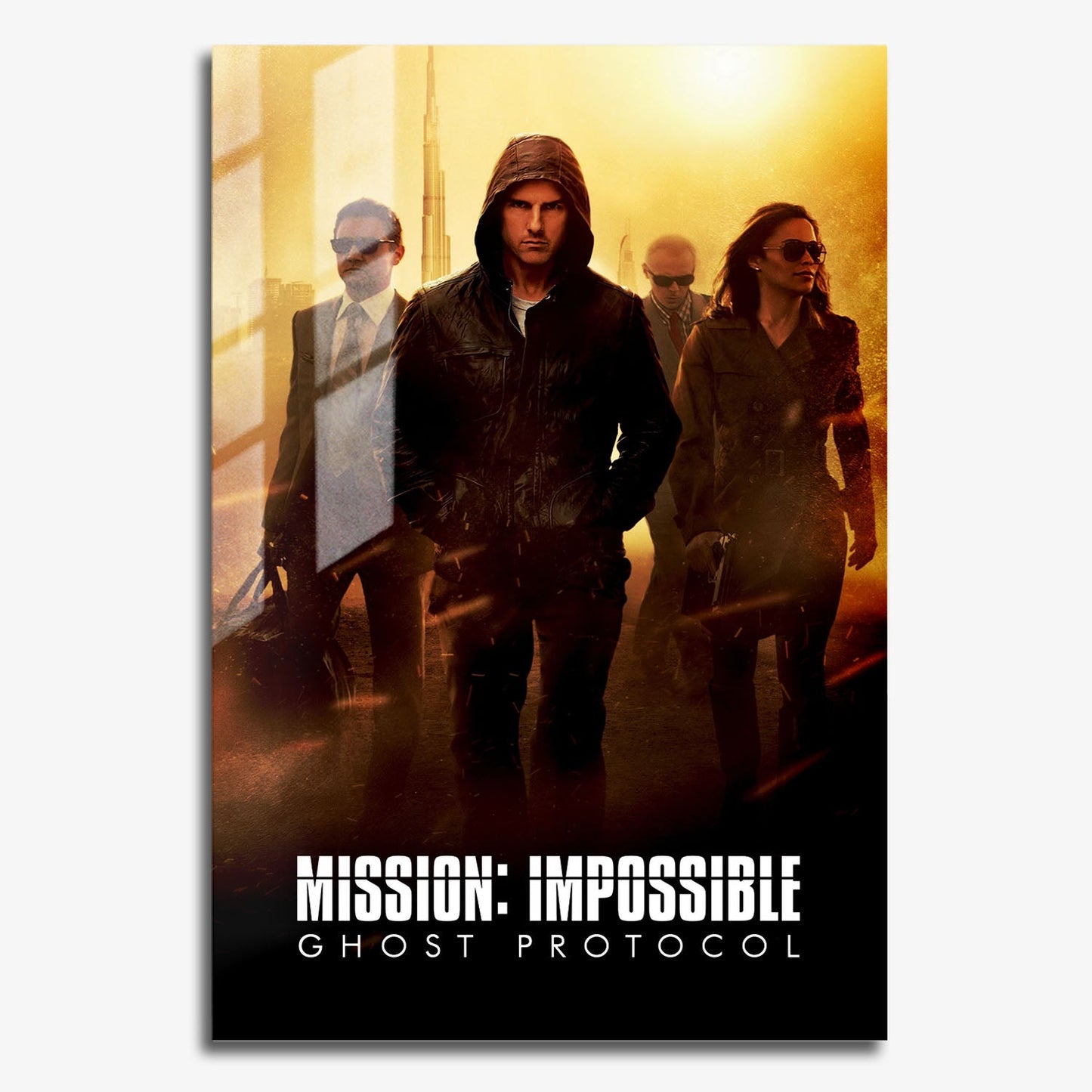Flex Designs Metal Poster Mission Impossible - Ghost Protocol 11 x 17" Home Goods - Movie 2011 Movie Metal Poster