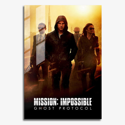 Flex Designs Metal Poster Mission Impossible - Ghost Protocol 11 x 17" Home Goods - Movie 2011 Movie Metal Poster