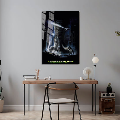 Flex Designs Metal Poster Godzilla 1998 24 x 36" Home Goods - Movie 1998 Movie Metal Poster