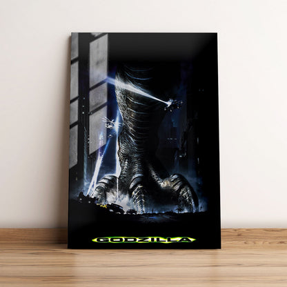 Godzilla 1998 Movie Metal Poster