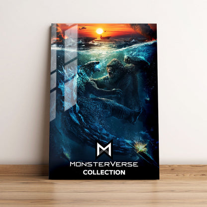 Godzilla vs Kong Monsterverse Movie Metal Poster