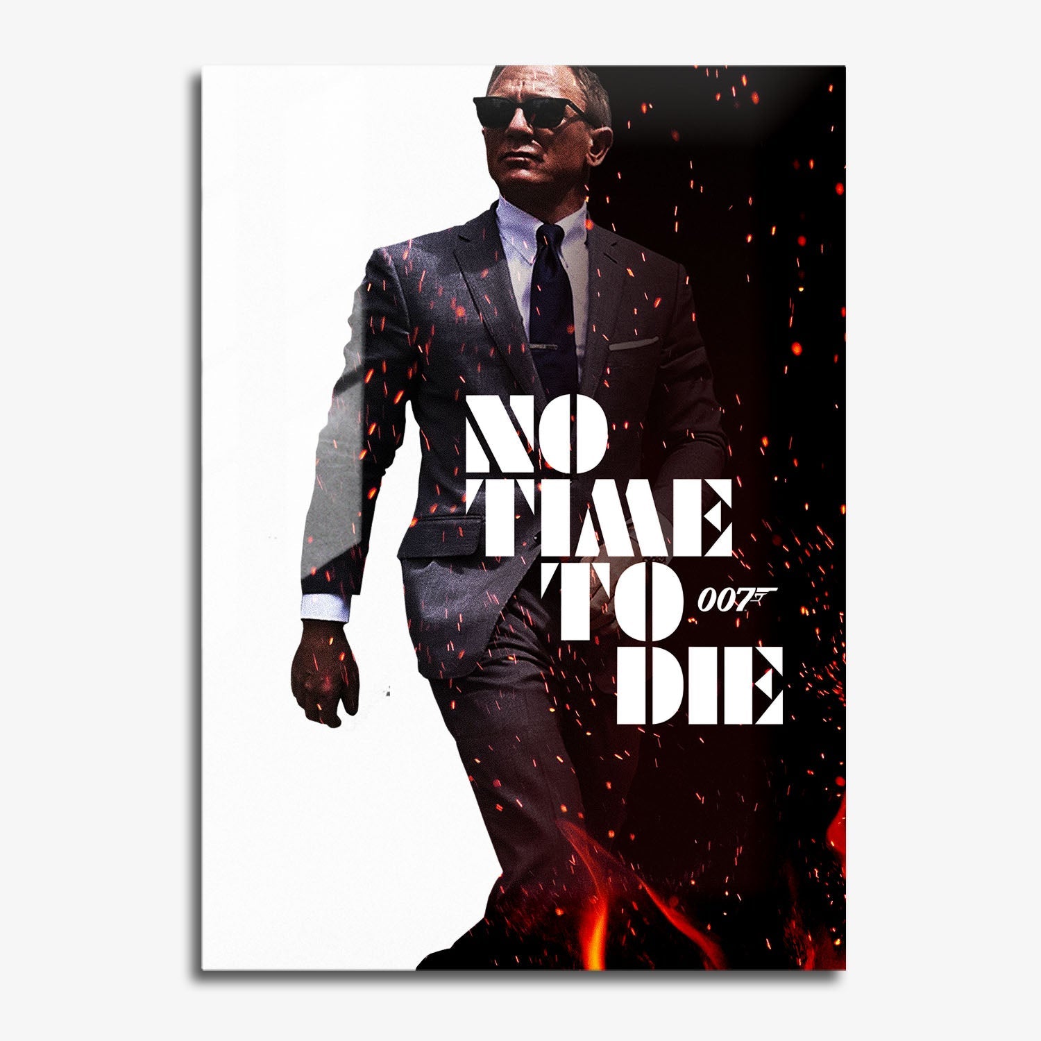 Flex Designs Metal Poster No Time to Die Cinematic 11 x 17" Home Goods - Movie 2021 Movie Metal Poster