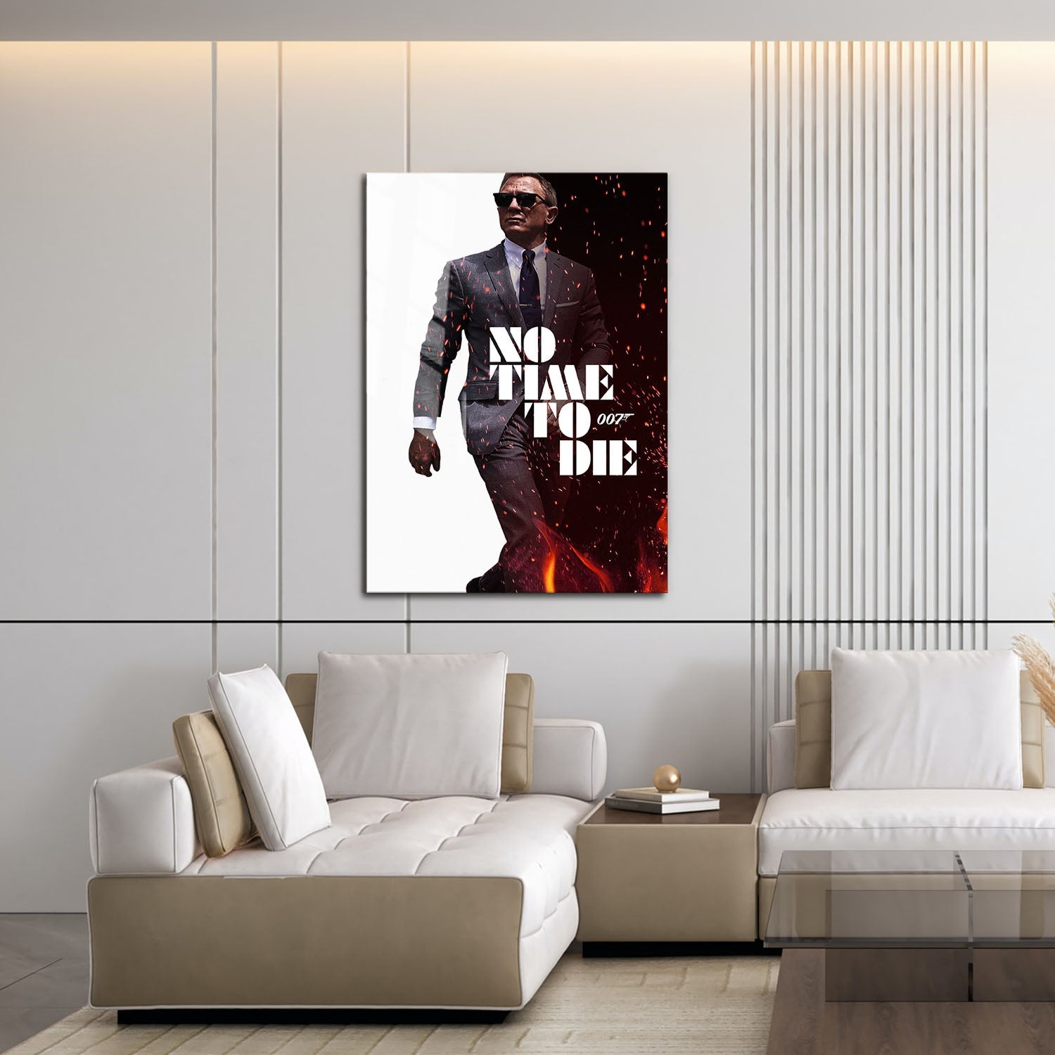 Flex Designs Metal Poster No Time to Die Cinematic 16 x 24" Home Goods - Movie 2021 Movie Metal Poster