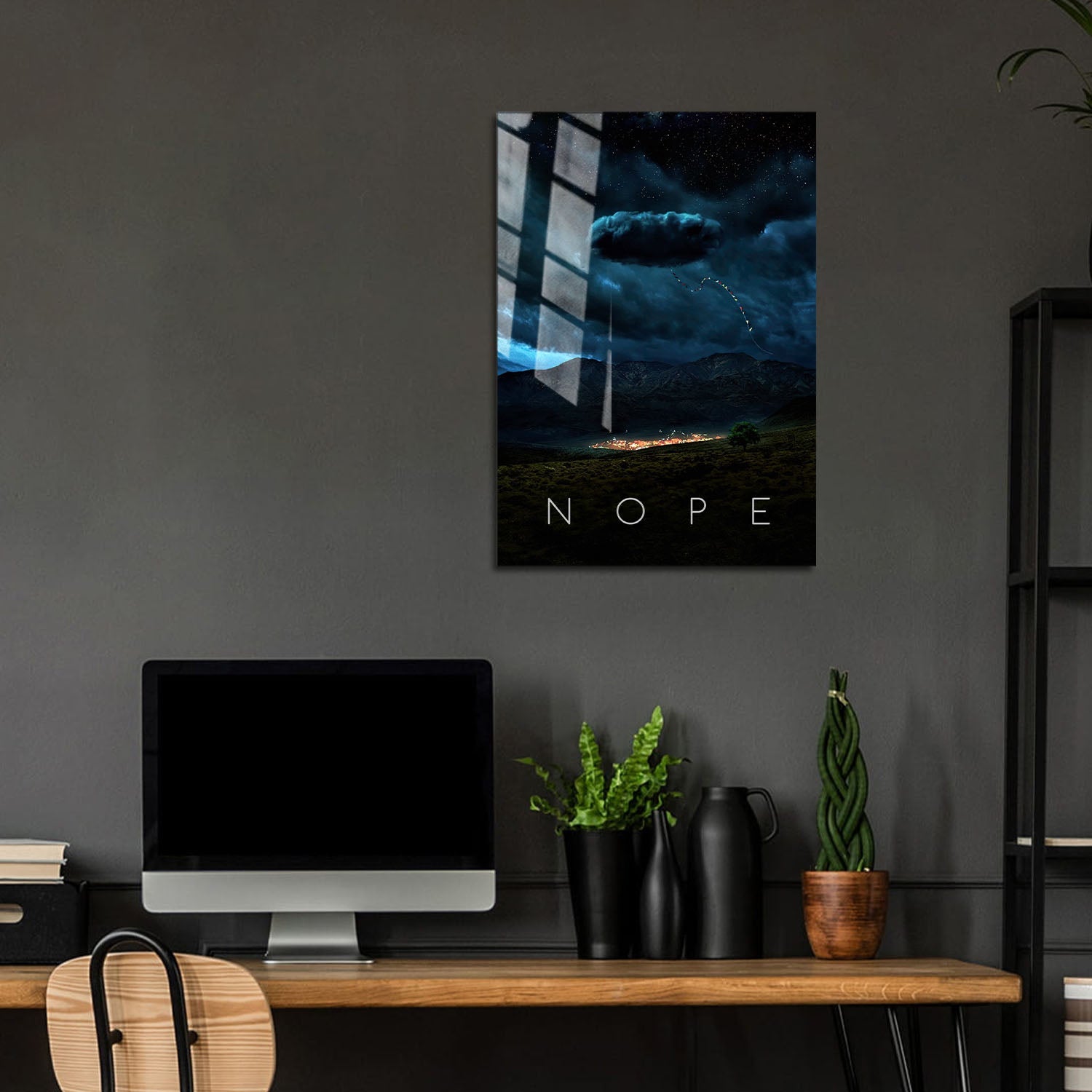 Flex Designs Metal Poster Nope 5 x 7" Home Goods - Movie 2022 Movie Metal Poster