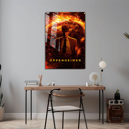 Flex Designs Metal Poster Oppenheimer 24 x 36" Home Goods - Movie 2023 Movie Metal Poster