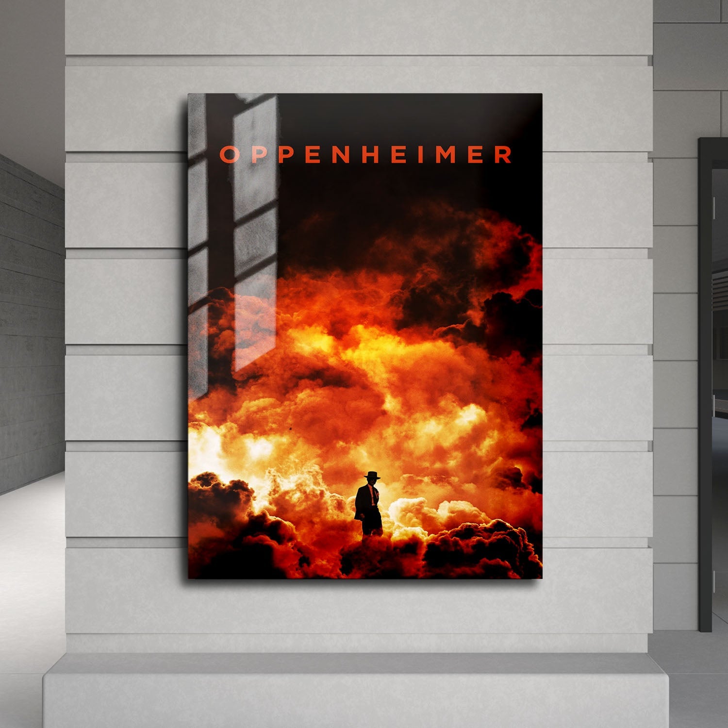 Flex Designs Metal Poster Oppenheimer Cinematic 24 x 36" Home Goods - Movie 2023 Movie Metal Poster