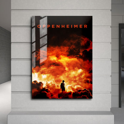 Flex Designs Metal Poster Oppenheimer Cinematic 24 x 36" Home Goods - Movie 2023 Movie Metal Poster