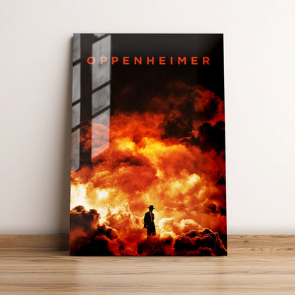 Oppenheimer Cinematic Movie Metal Poster