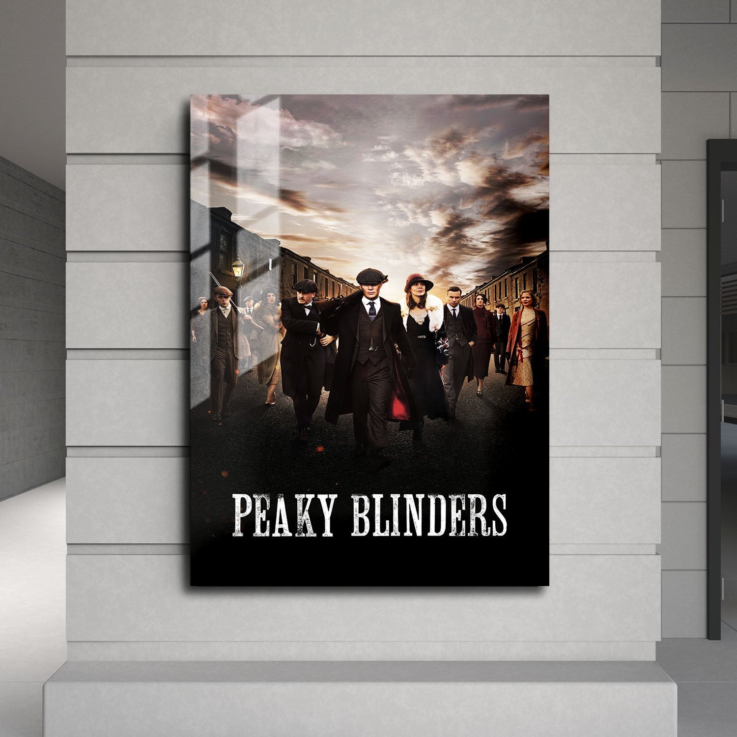 Flex Designs Metal Poster Peaky Blinders Theatrical 24 x 36" Home Goods - TV Show 2013 TV Show Metal Poster