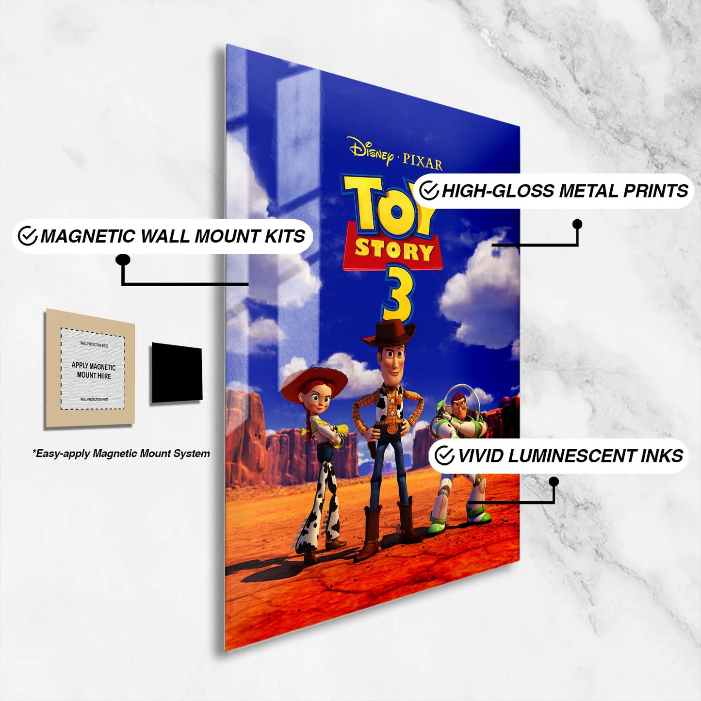 Flex Designs Metal Poster Toy Story 3 16 x 24" Home Goods - Movie 2010 Movie Metal Poster