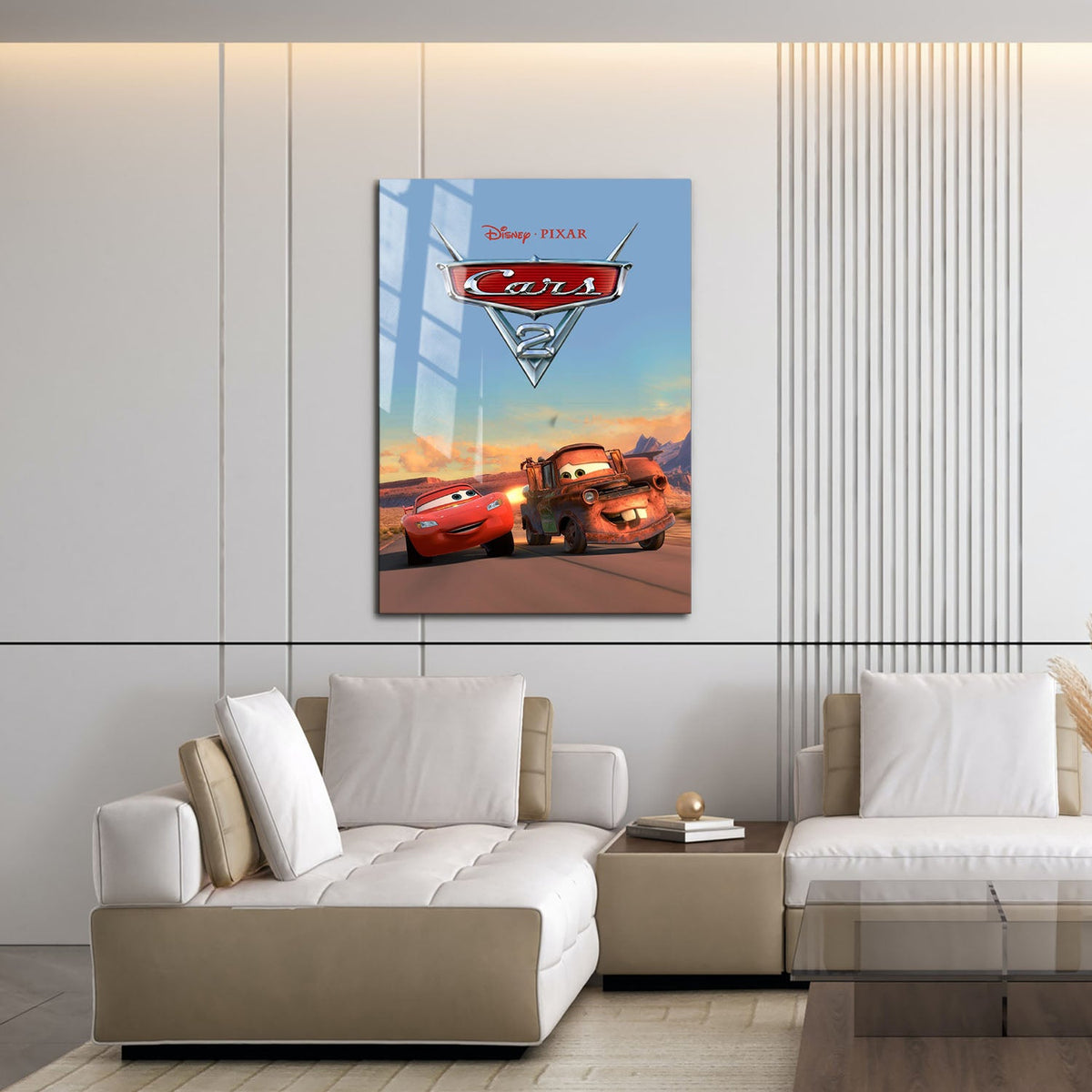 Flex Designs Metal Poster Cars 2 16 x 24" Home Goods - Movie 2011 Movie Metal Poster