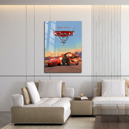 Flex Designs Metal Poster Cars 2 16 x 24" Home Goods - Movie 2011 Movie Metal Poster