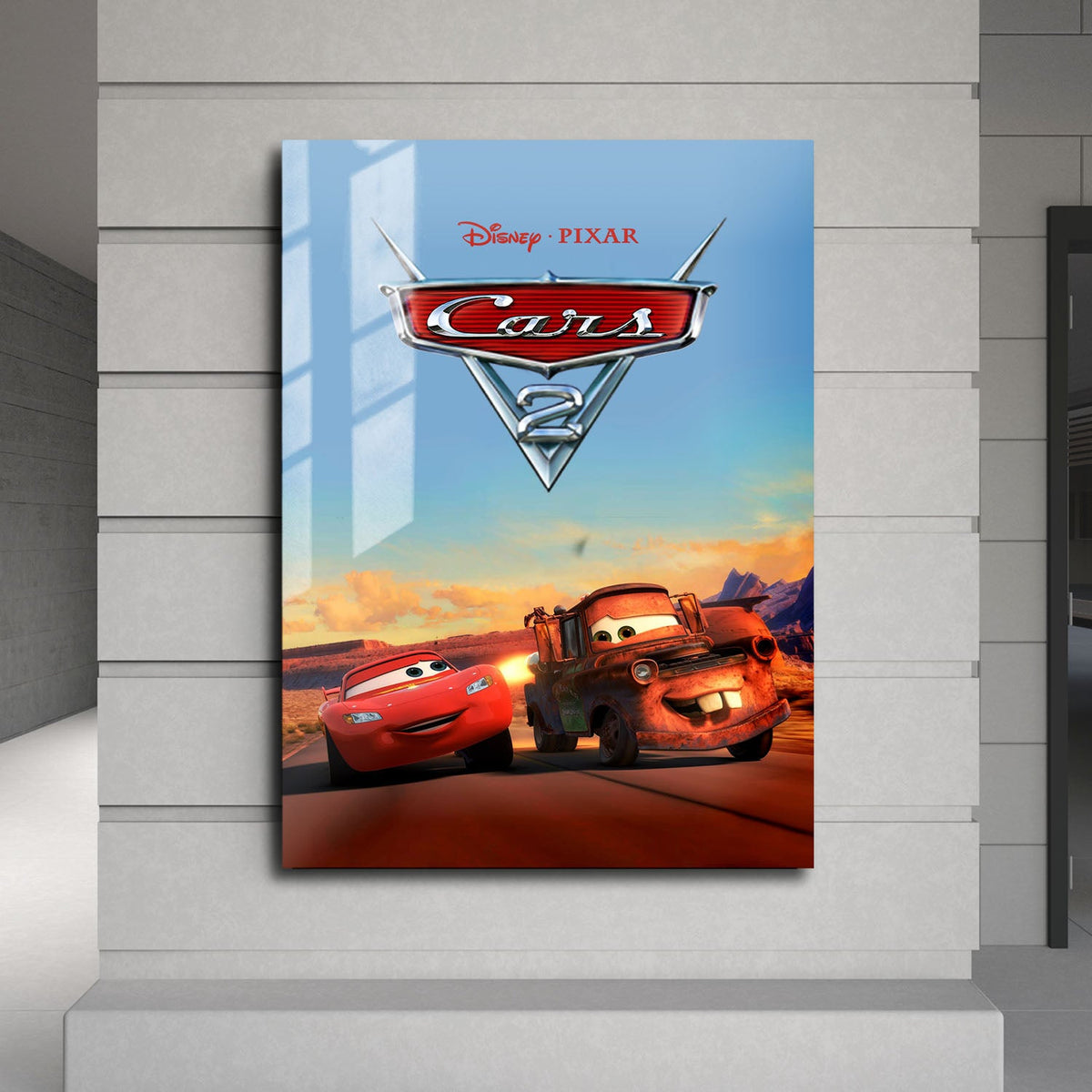 Flex Designs Metal Poster Cars 2 24 x 36" Home Goods - Movie 2011 Movie Metal Poster
