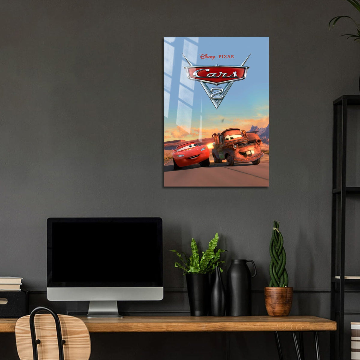 Flex Designs Metal Poster Cars 2 5 x 7" Home Goods - Movie 2011 Movie Metal Poster