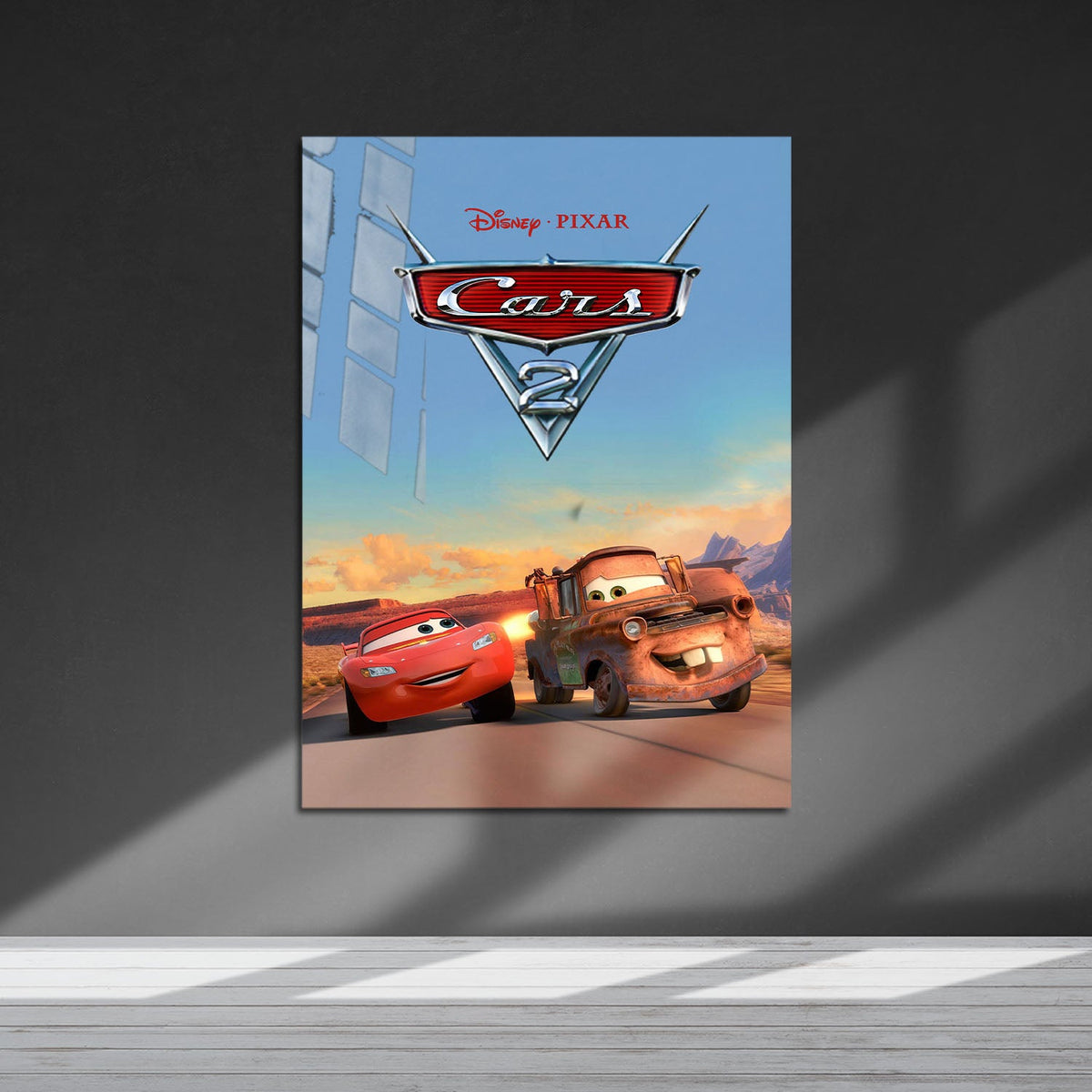 Flex Designs Metal Poster Cars 2 5 x 7" Home Goods - Movie 2011 Movie Metal Poster