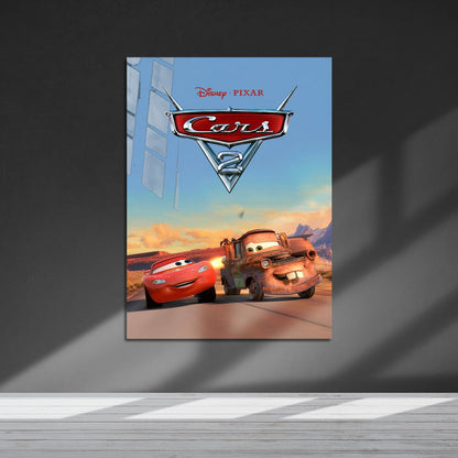 Flex Designs Metal Poster Cars 2 5 x 7" Home Goods - Movie 2011 Movie Metal Poster