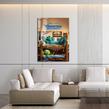 Flex Designs Metal Poster Monsters University 16 x 24" Home Goods - Movie 2013 Movie Metal Poster