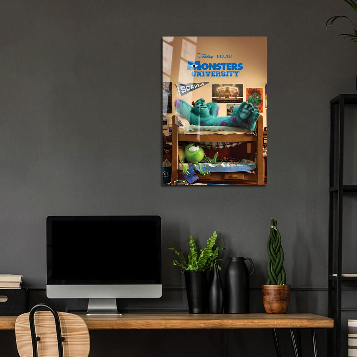 Flex Designs Metal Poster Monsters University 5 x 7" Home Goods - Movie 2013 Movie Metal Poster