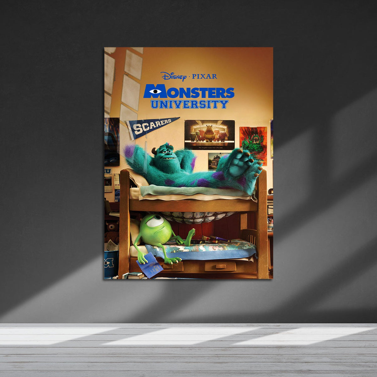 Flex Designs Metal Poster Monsters University 5 x 7" Home Goods - Movie 2013 Movie Metal Poster