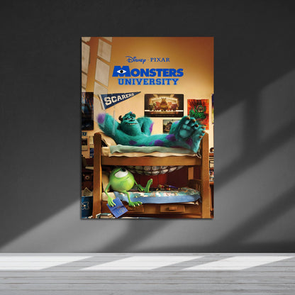 Flex Designs Metal Poster Monsters University 5 x 7" Home Goods - Movie 2013 Movie Metal Poster