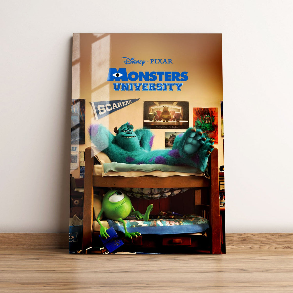 Monsters University Movie Metal Poster