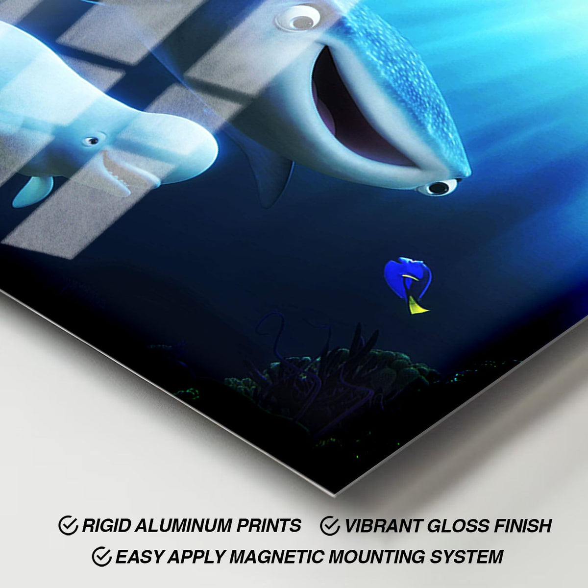 Flex Designs Metal Poster Finding Dory 11 x 17" Home Goods - Movie 2016 Movie Metal Poster