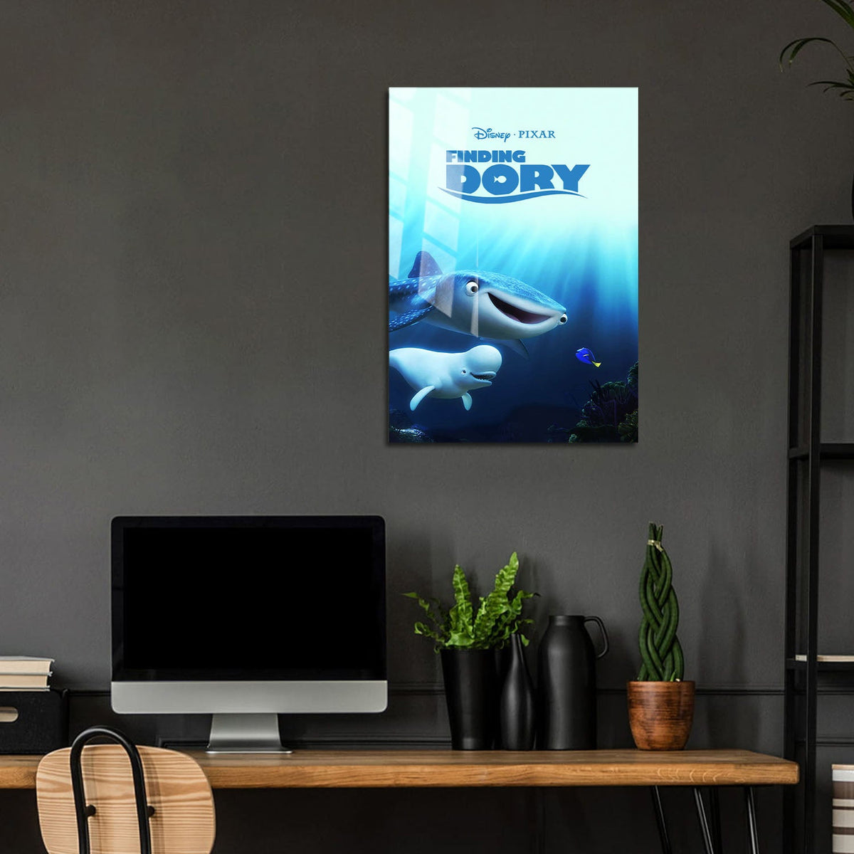Flex Designs Metal Poster Finding Dory 5 x 7" Home Goods - Movie 2016 Movie Metal Poster
