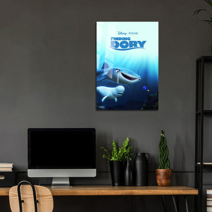 Flex Designs Metal Poster Finding Dory 5 x 7" Home Goods - Movie 2016 Movie Metal Poster