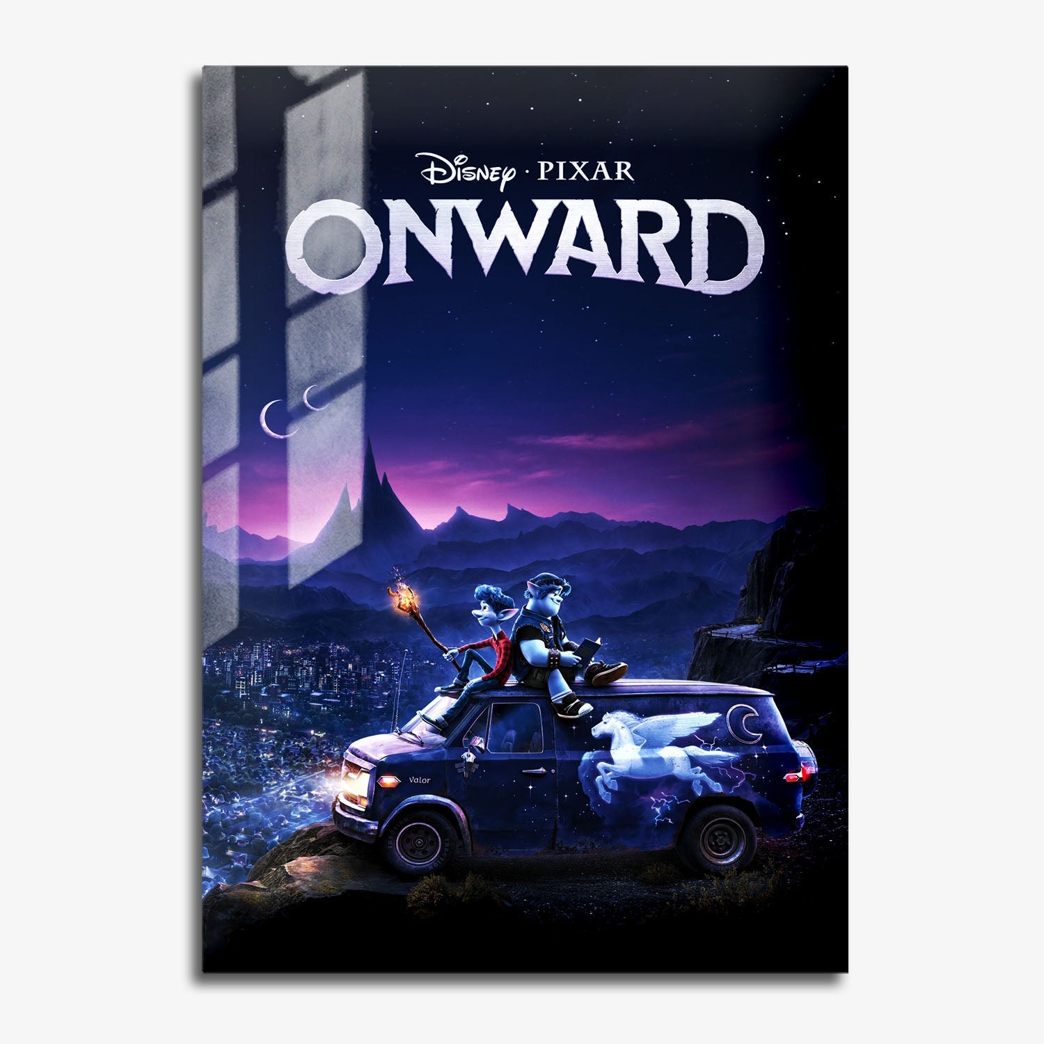 Flex Designs Metal Poster Onward 11 x 17" Home Goods - Movie 2020 Movie Metal Poster