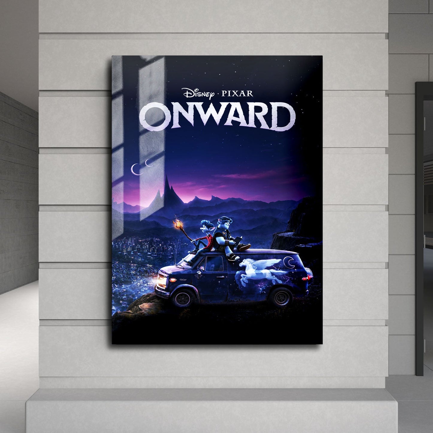 Flex Designs Metal Poster Onward 24 x 36" Home Goods - Movie 2020 Movie Metal Poster