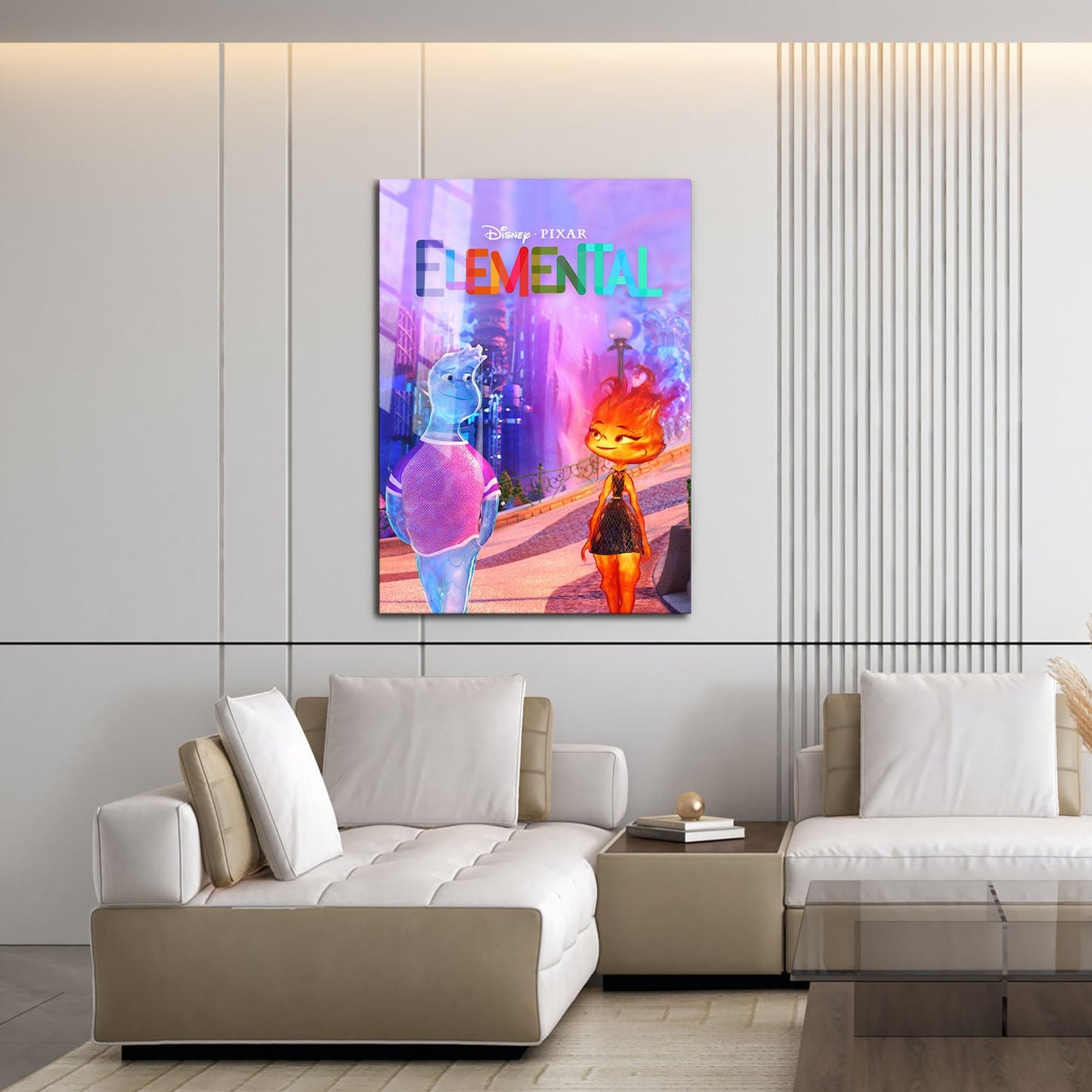 Flex Designs Metal Poster Elemental 16 x 24" Home Goods - Movie 2023 Movie Metal Poster
