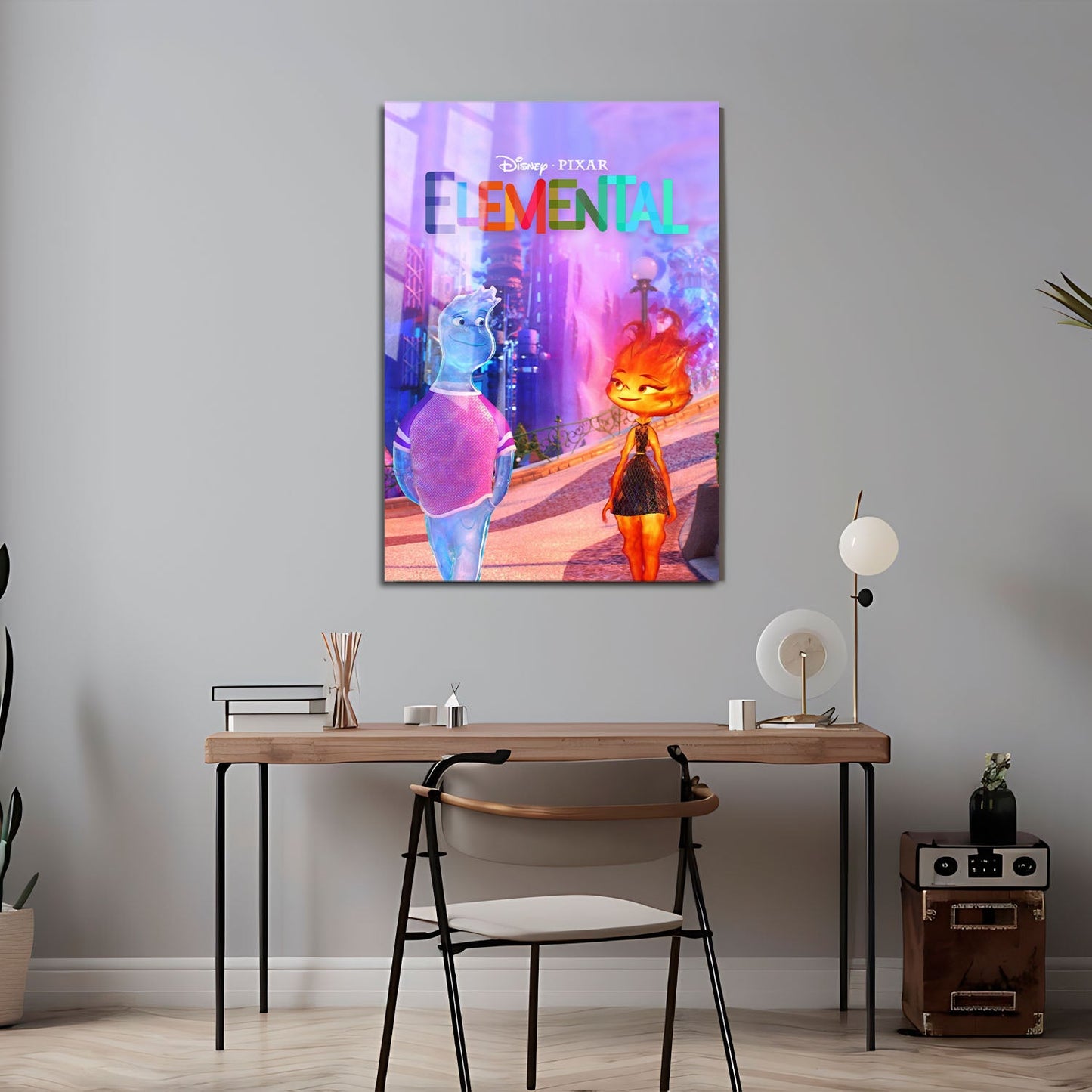 Flex Designs Metal Poster Elemental 24 x 36" Home Goods - Movie 2023 Movie Metal Poster