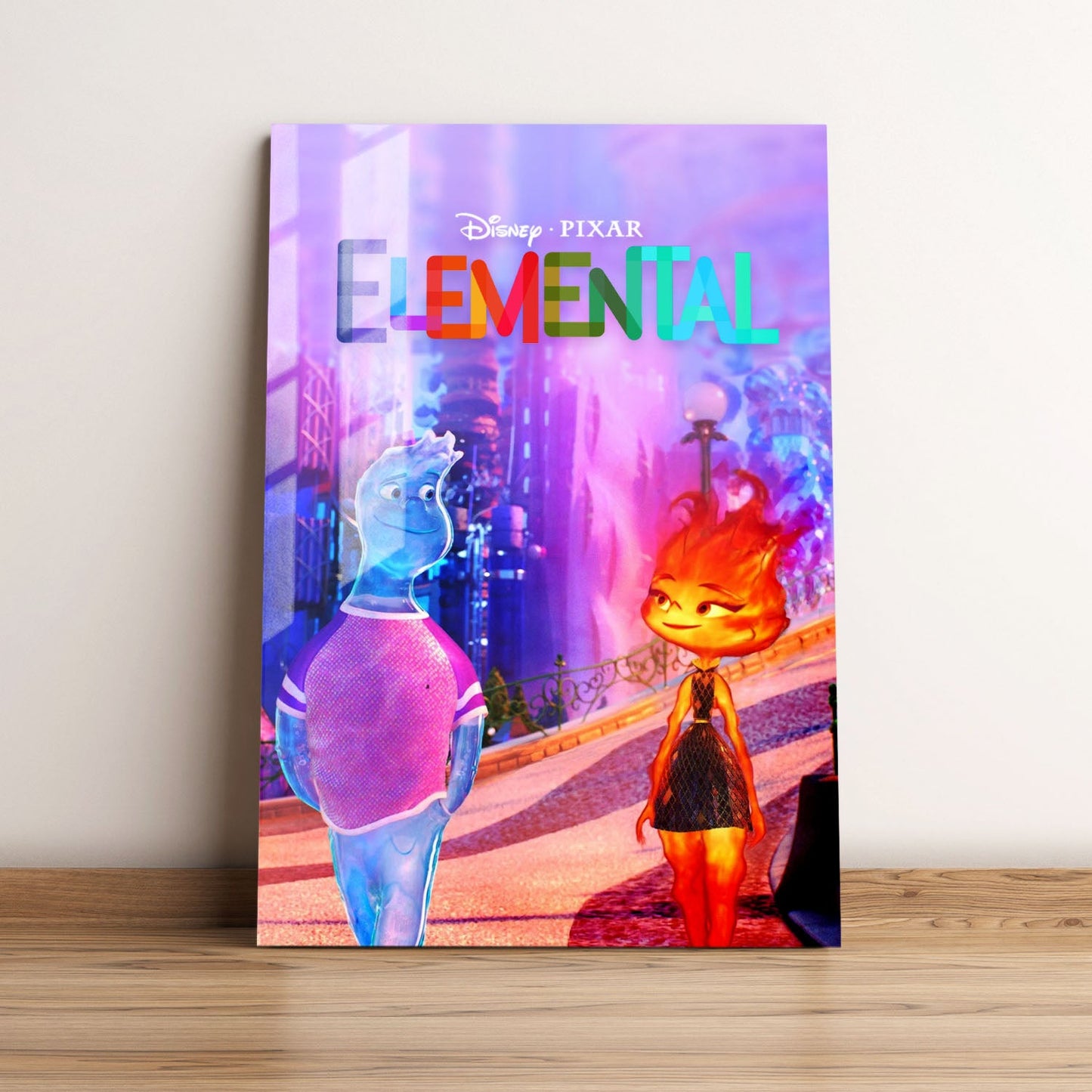 Elemental Movie Metal Poster