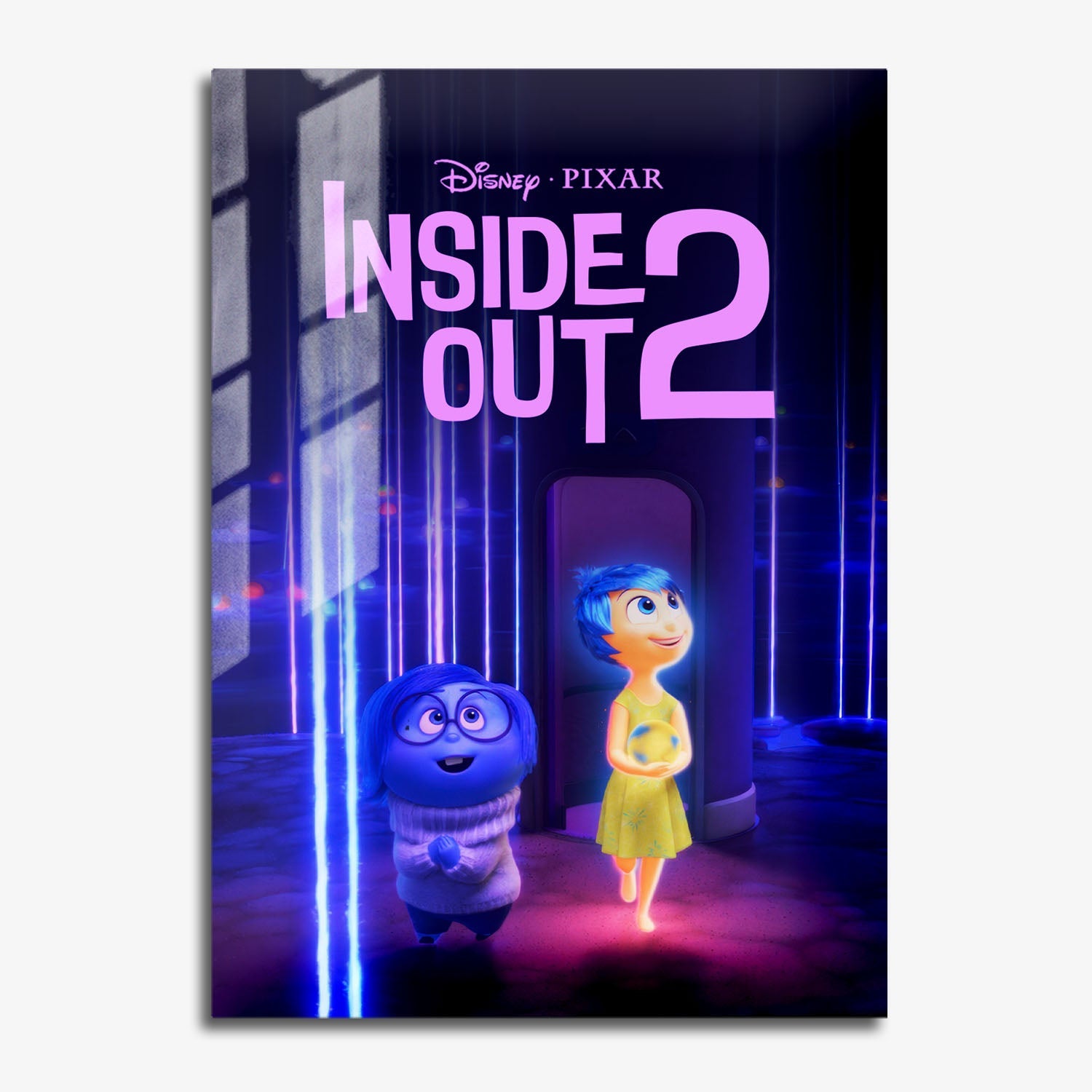 Flex Designs Metal Poster Inside Out 2 11 x 17" Home Goods - Movie 2024 Movie Metal Poster
