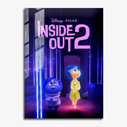 Flex Designs Metal Poster Inside Out 2 11 x 17" Home Goods - Movie 2024 Movie Metal Poster