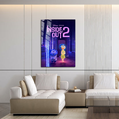 Flex Designs Metal Poster Inside Out 2 16 x 24" Home Goods - Movie 2024 Movie Metal Poster