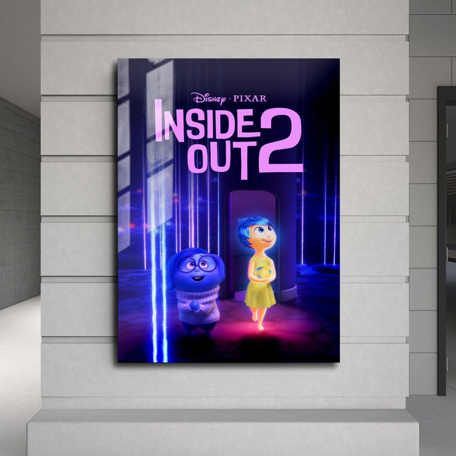 Flex Designs Metal Poster Inside Out 2 24 x 36" Home Goods - Movie 2024 Movie Metal Poster