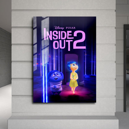 Flex Designs Metal Poster Inside Out 2 24 x 36" Home Goods - Movie 2024 Movie Metal Poster