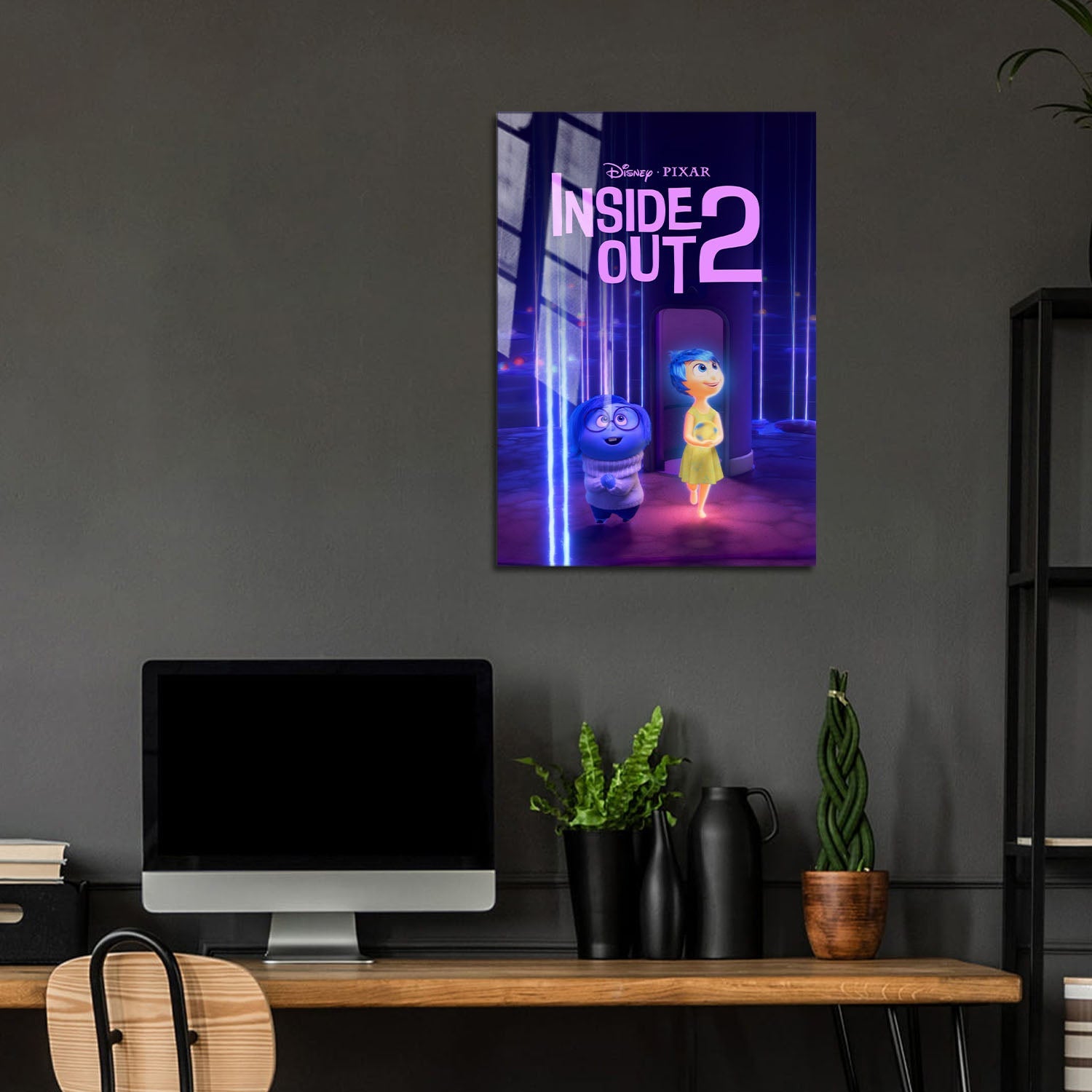 Flex Designs Metal Poster Inside Out 2 5 x 7" Home Goods - Movie 2024 Movie Metal Poster