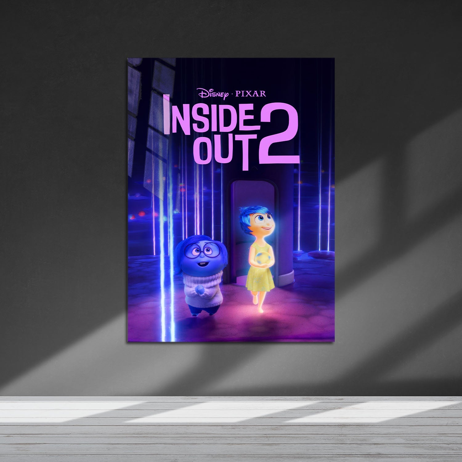 Flex Designs Metal Poster Inside Out 2 5 x 7" Home Goods - Movie 2024 Movie Metal Poster