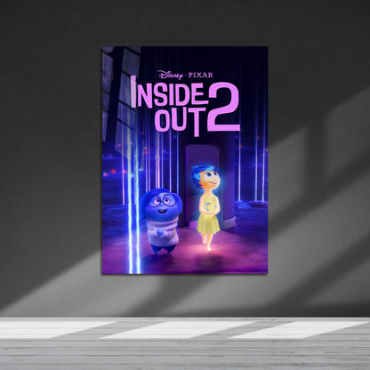 Flex Designs Metal Poster Inside Out 2 5 x 7" Home Goods - Movie 2024 Movie Metal Poster